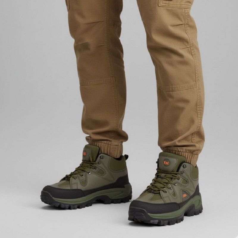 کفش ساقدار مردانه سبز مدل JAX